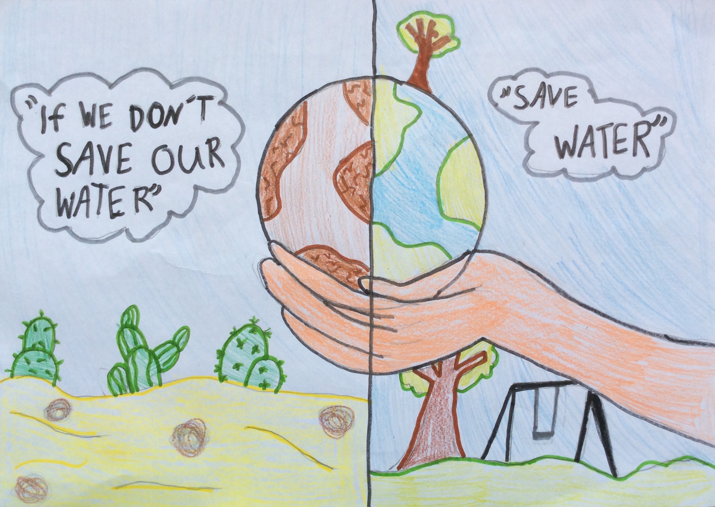 save our water poster